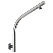 Euro 200mm Curved Gooseneck Shower Arm & Head